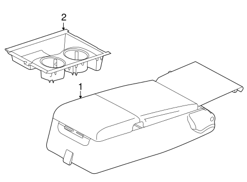 XJ REAR CONSOLE