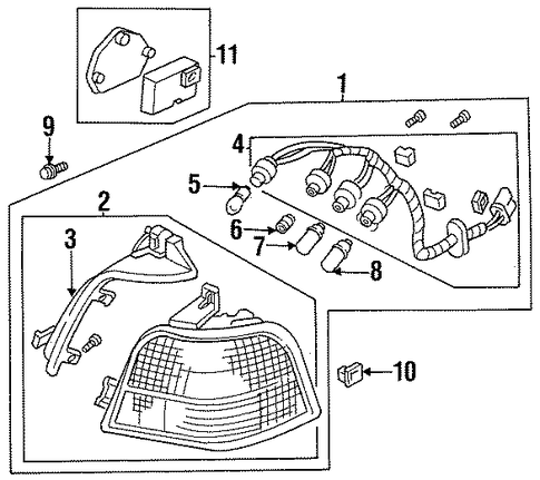 Sensor Assembly, Stop Lamp Failure Sensor Assembly, Stop Lamp Failure