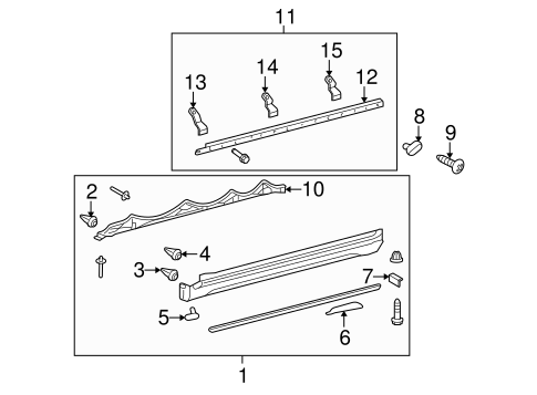 BODY/EXTERIOR TRIM - PILLARS for 2016 Toyota 4Runner #2