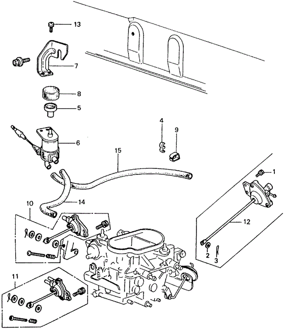 BODY / AIR CONDITIONING/A/C SOLENOID VALVE - TUBING for 1982 Honda CIVIC SEDAN #1