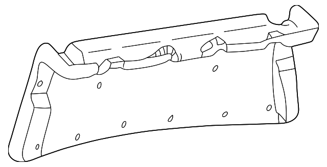 YW4Z5445594AAB Деталь TRUNK LID TRIM