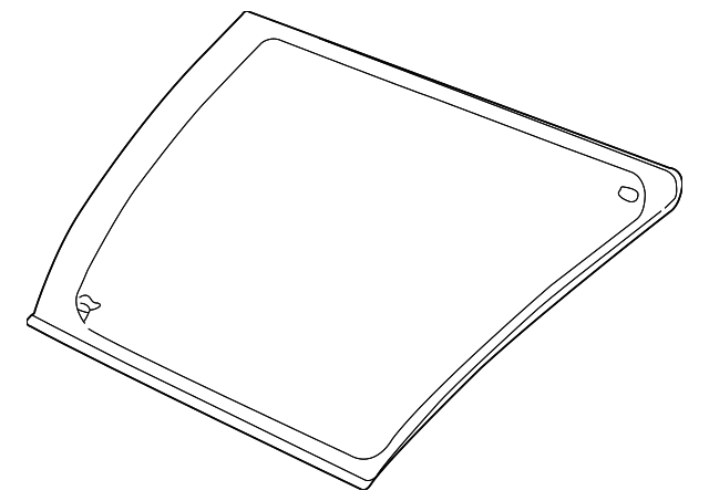 22693434 Деталь GLASS ASSY, LEFT