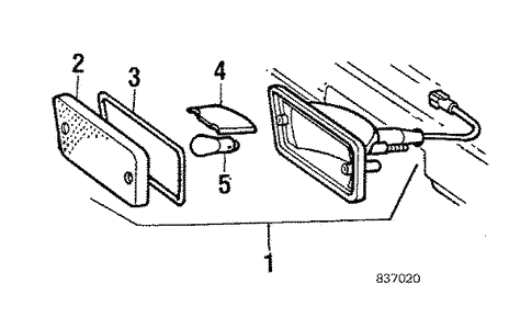 Park Lamps for 1984 Toyota Starlet #0