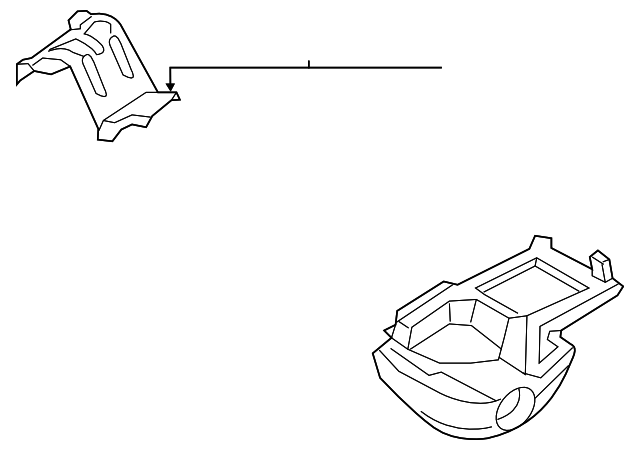 D2BZ-19H421-A Деталь REAR CAMERA BRACKET