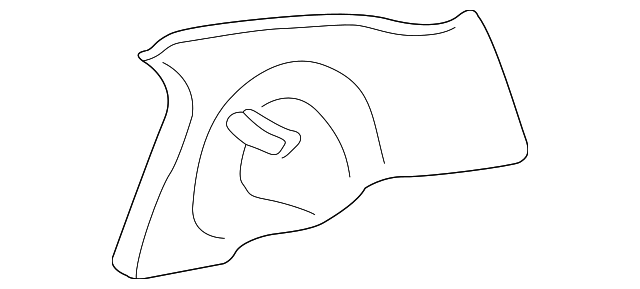 5W1Z5452018AC Деталь UPPER QTR TRIM, RIGHT