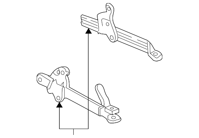 F77Z-13610C84-AA Деталь CENTER SEAT BELT SUPPORT, RIGHT