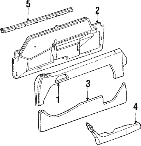 Door Trim Panel for 1995 Mercedes-Benz E 320 #0