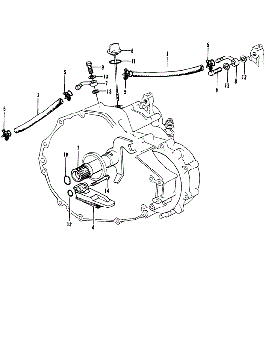 TRANSMISSION - HONDAMATIC/HMT OIL COOLER HOSE - OIL STRAINER for 1975 Honda CIVIC 1200 HATCHBACK #1