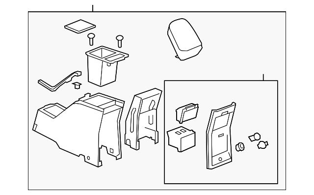 20832904 Деталь CONSOLE ASSY
