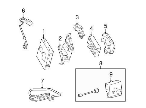ELECTRICAL/COMMUNICATION SYSTEM COMPONENTS for 2011 Toyota 4Runner #1