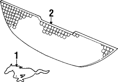 Mustang GRILLE & COMPONENTS