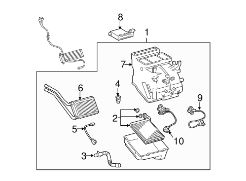 HVAC/CONDENSER, COMPRESSOR & LINES for 2013 Scion xD #1