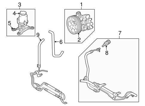 STEERING/PUMP & HOSES for 2012 Toyota Sequoia #1