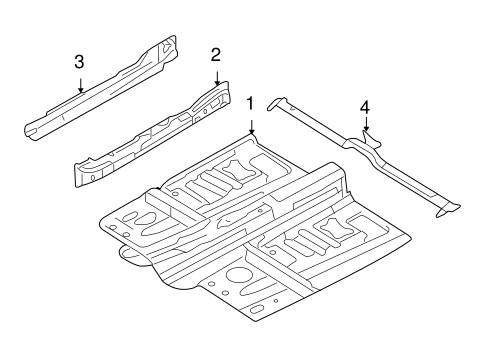 Body/Floor for 2007 Ford Five Hundred #1