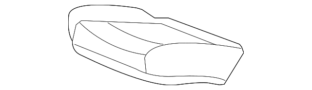 20864962 CUSHION COVER, LEFT