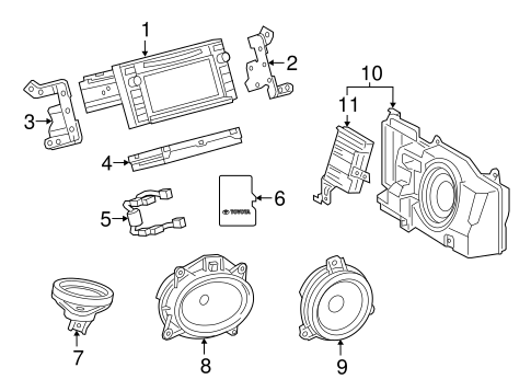 BODY/SOUND SYSTEM for 2016 Toyota Tacoma #1