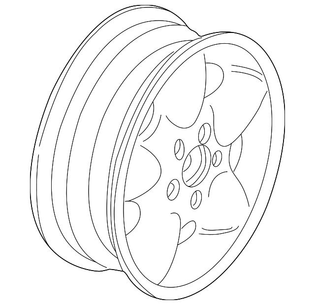 RRC002060MNH Деталь WHEEL, ALLOY