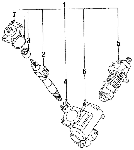 Sector Shaft - Honda (8-97029-941-0) Sector Shaft - Honda (8-97029-941-0)