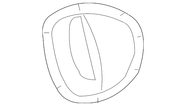 EXV500040LUM Деталь SEAT BELT BEZEL, RIGHT