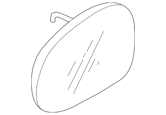 92140443 Деталь GLASS, LEFT