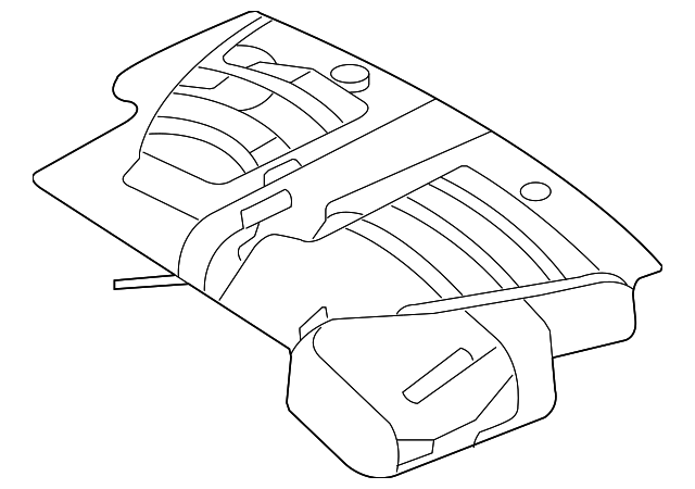2C5Z6A946AA Деталь ENGINE COVER