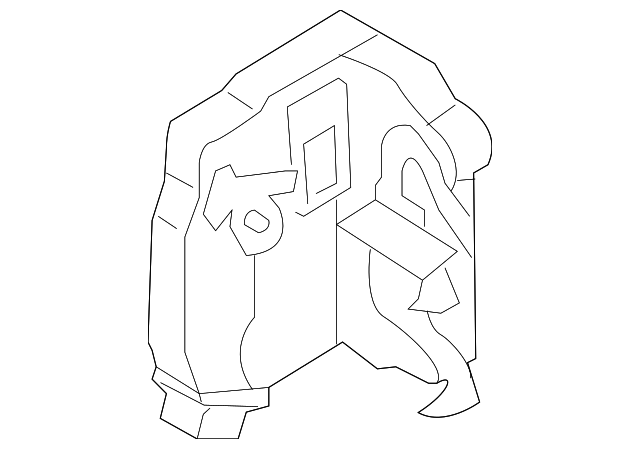 LR012791 Деталь LOCK, LEFT