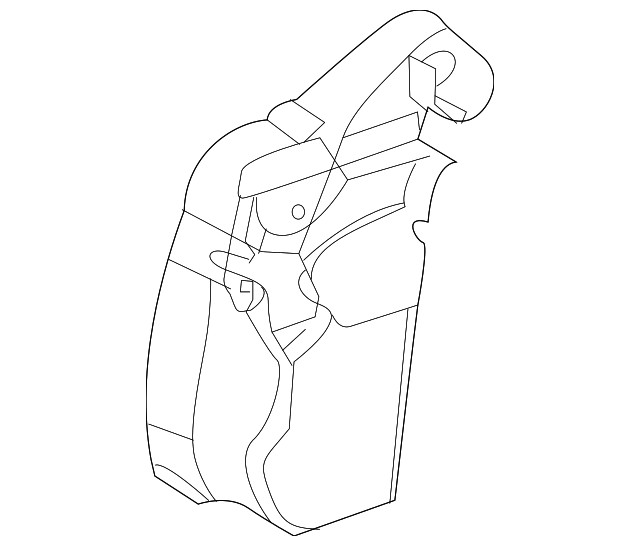 FQD500040 Деталь LOCK COVER, RIGHT