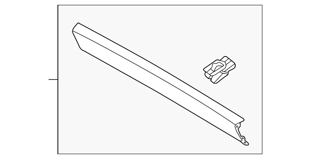 DV6Z-5846404-AB Деталь UPPER TRIM PANEL