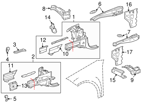 Inner Components for 2013 Mercedes-Benz GLK 250 #0