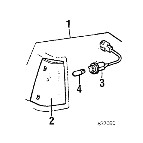 Corner Lamps for 1984 Toyota Starlet #0