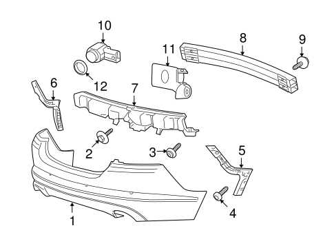 XF BUMPER & COMPONENTS - REAR