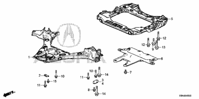 Rear Sub Frame for 2018 Acura NSX #0