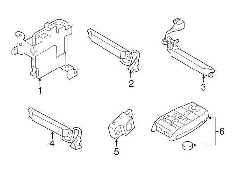 Keyless Entry Components for 2021 Kia Sedona #0