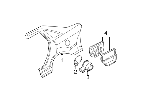 Focus QUARTER PANEL & COMPONENTS