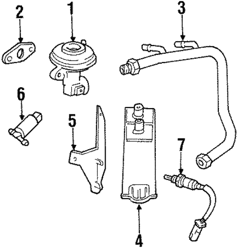 EGR System for 2000 Ford Windstar #0