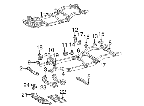 BODY/FRAME & COMPONENTS for 2001 Toyota Tacoma #1