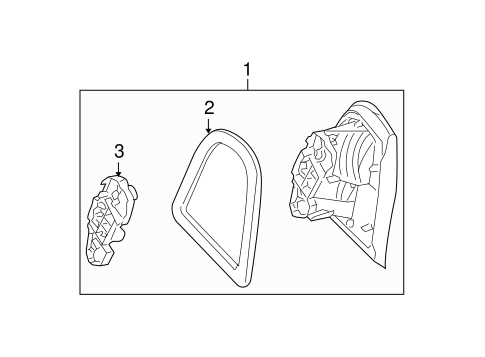 Tail Lamps for 2006 Mercedes-Benz E 350 #2