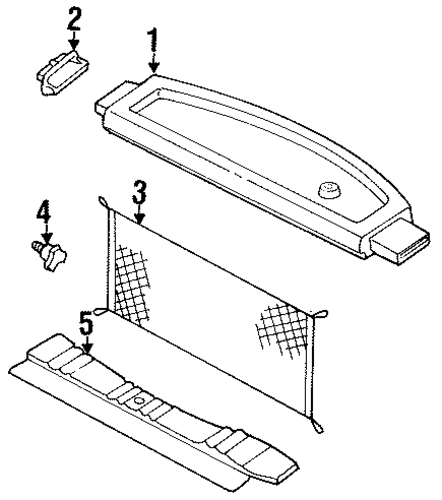 Villager INTERIOR TRIM - REAR BODY
