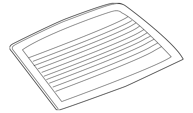 22723605 Деталь BACK GLASS
