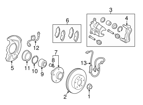 BRAKES/ANTI-LOCK BRAKES for 2012 Toyota Camry #2
