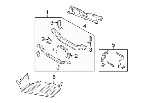 Compass RADIATOR SUPPORT