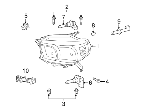 ELECTRICAL/BULBS - CHASSIS for 2012 Toyota 4Runner #1