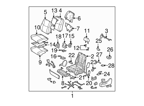 ELECTRICAL/POWER SEATS for 2006 Toyota Avalon #3