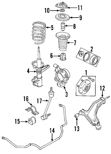 Freelander Передняя подвеска