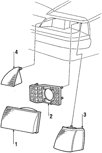 Thunderbird HEADLAMP COMPONENTS
