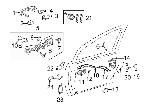 BODY/FRONT DOOR for 2015 Toyota Prius #1