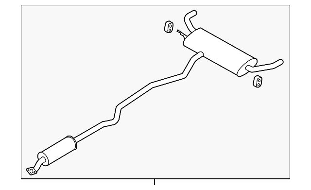 DG9Z-5230-A MUFFLER & PIPE