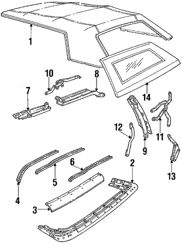 Mustang FOLDING TOP