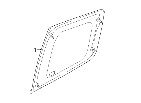Canyon GLASS - REAR DOOR 2