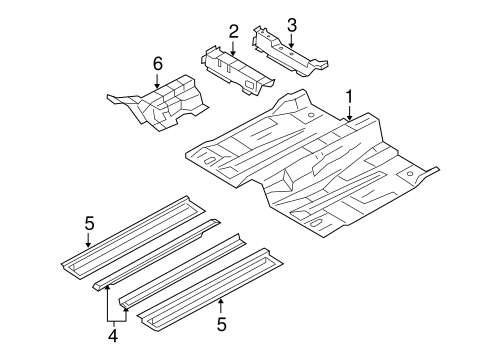 XC60 FLOOR & RAILS